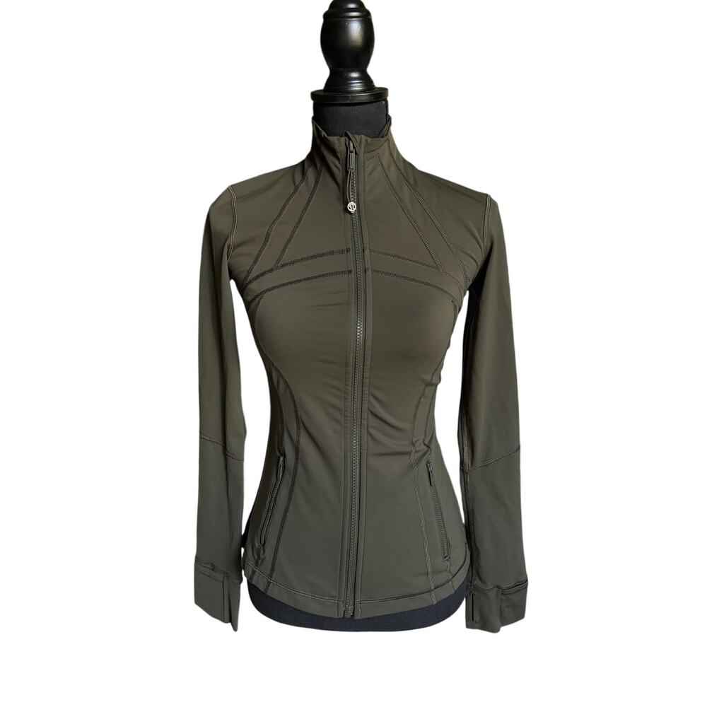 Lululemon Define Jacket *Nulux (Dark Olive) - Size 4